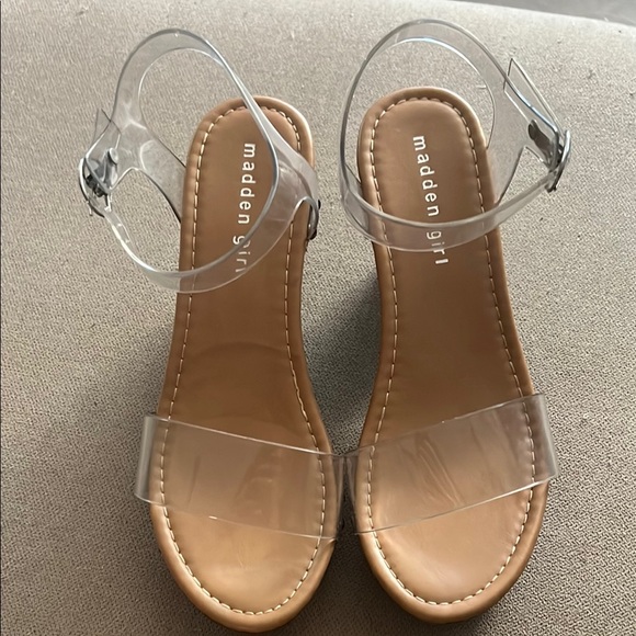 Madden Girl Clear Platform Sandals - Picture 2 of 4